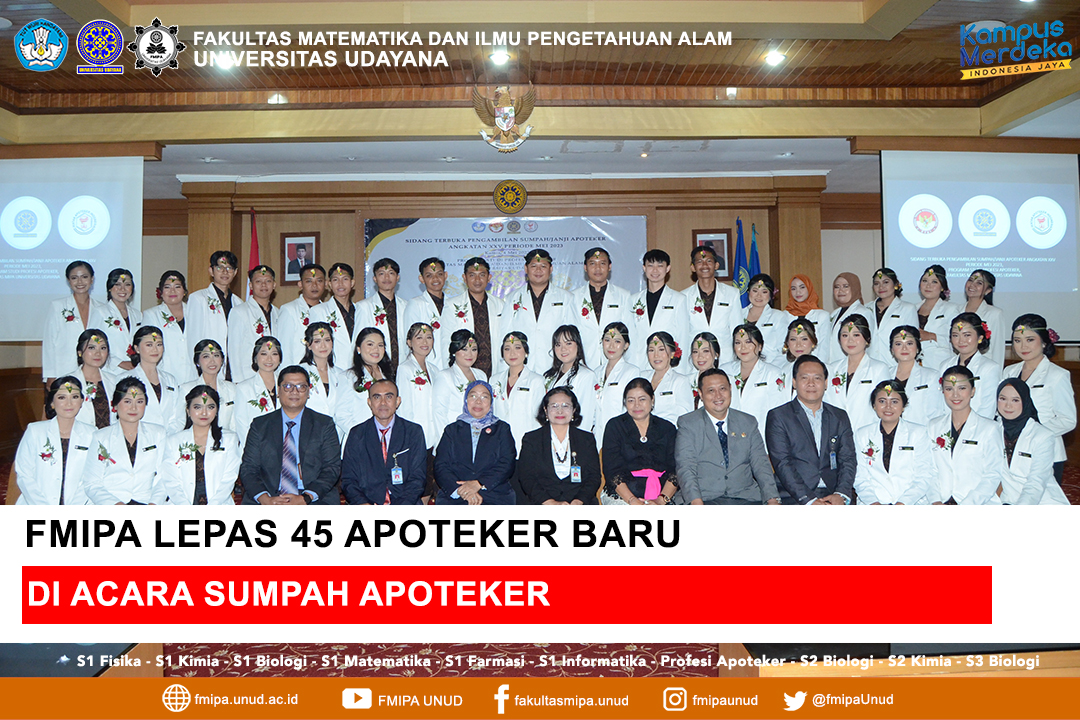 FMIPA Releases 45 New Pharmacists at the Pharmacist Oath Event